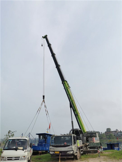 安庆市桥梁建设吊装案例